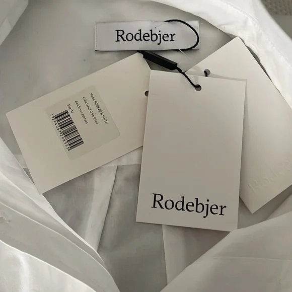RODEBJER Sofia cotton shirt size M - Picture 9 of 10
